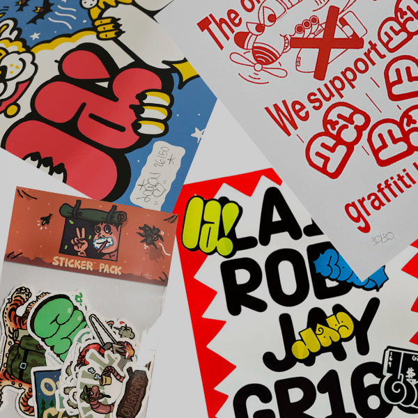 Stickers & Prints.
