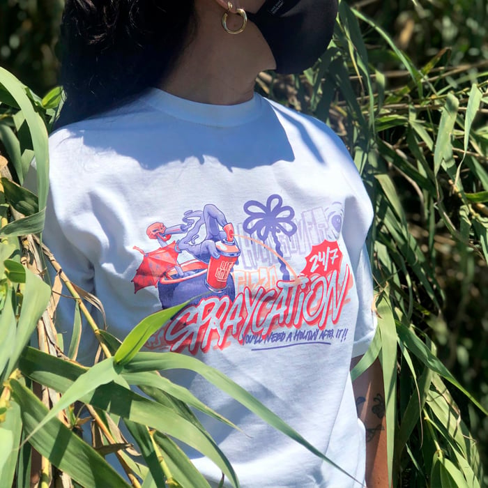 HarryBones - "24/7 Spraycation" Tee