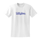 MÁGICO - Logo Tee (White/Royal blue)