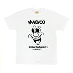 MÁGICO - "Smiles Delivered" T-shirt (White)