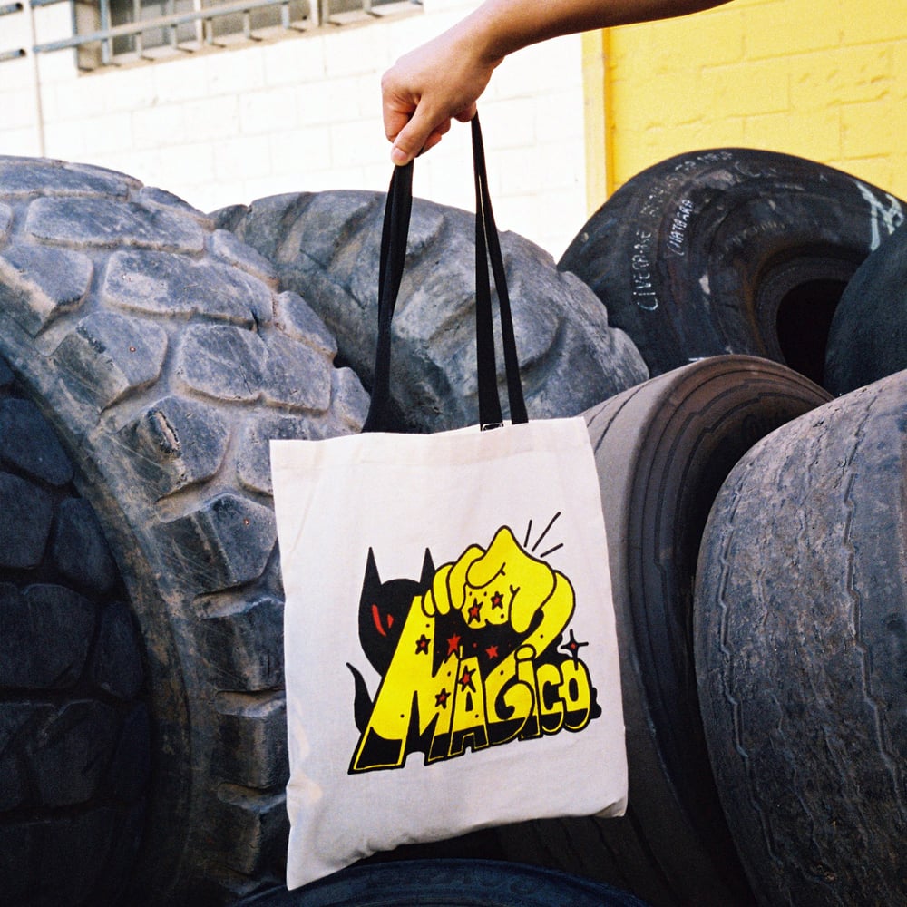 MÁGICO X Max Solca - "The Cat" totebag
