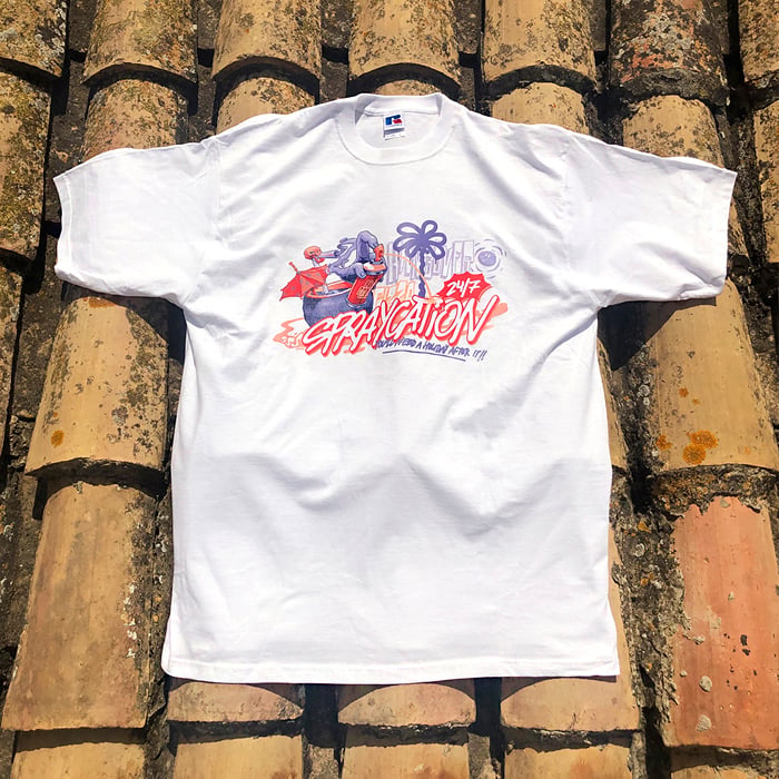 HarryBones - "24/7 Spraycation" Tee