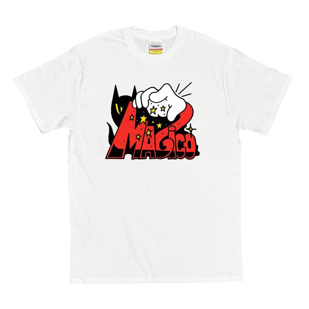 MÁGICO X Max Solca - "The Cat" tee (White)