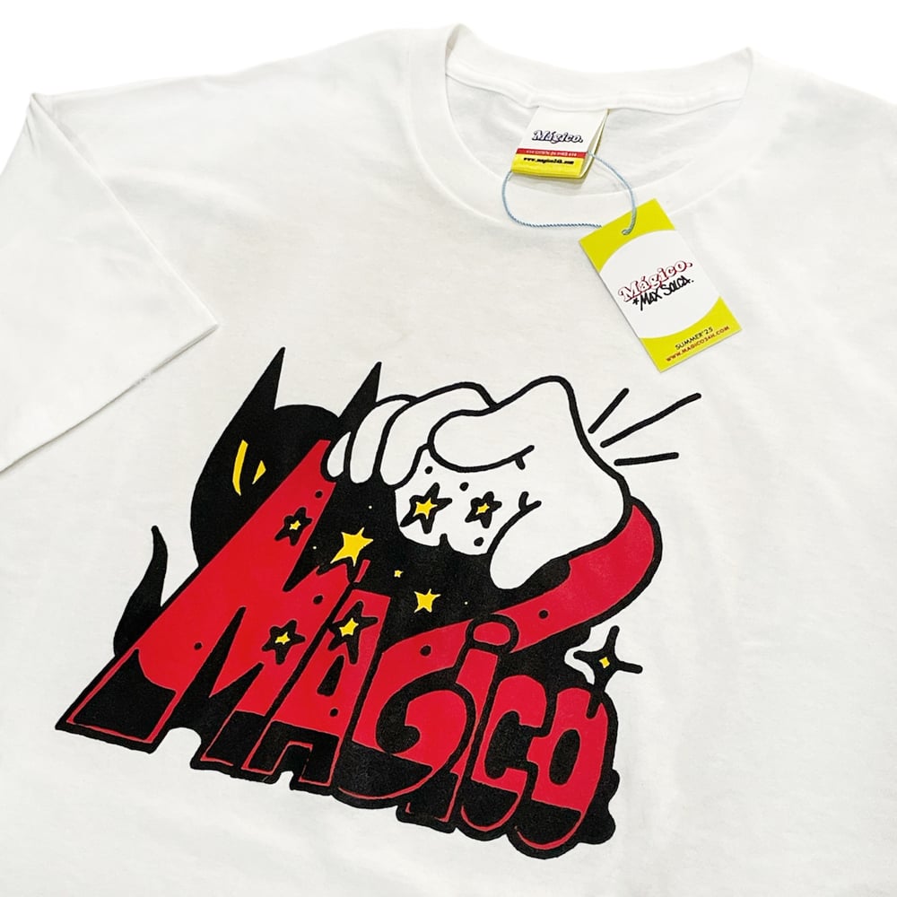 MÁGICO X Max Solca - "The Cat" tee (White)