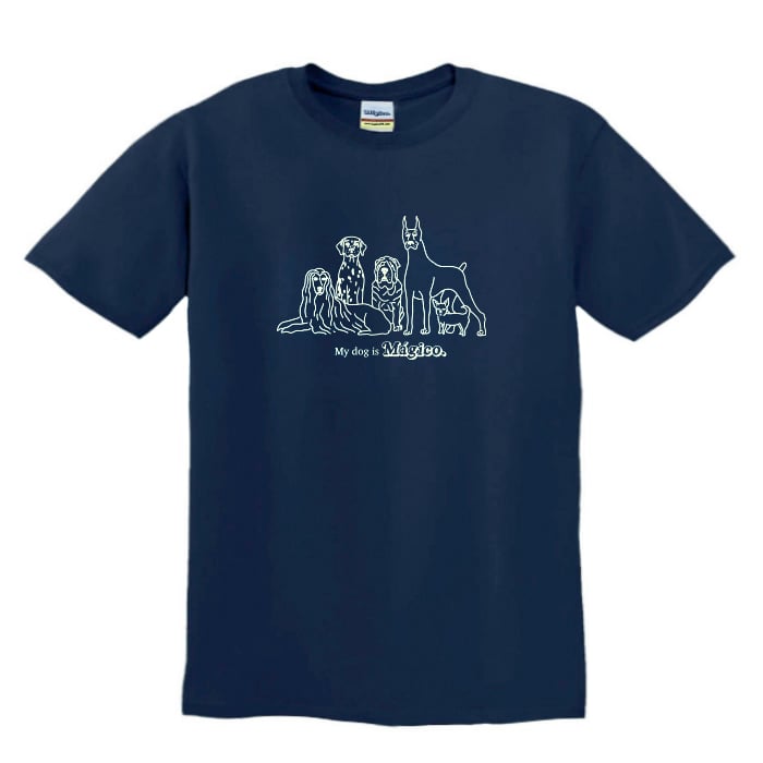 MÁGICO - "My dog is Mágico" tee (Navy)