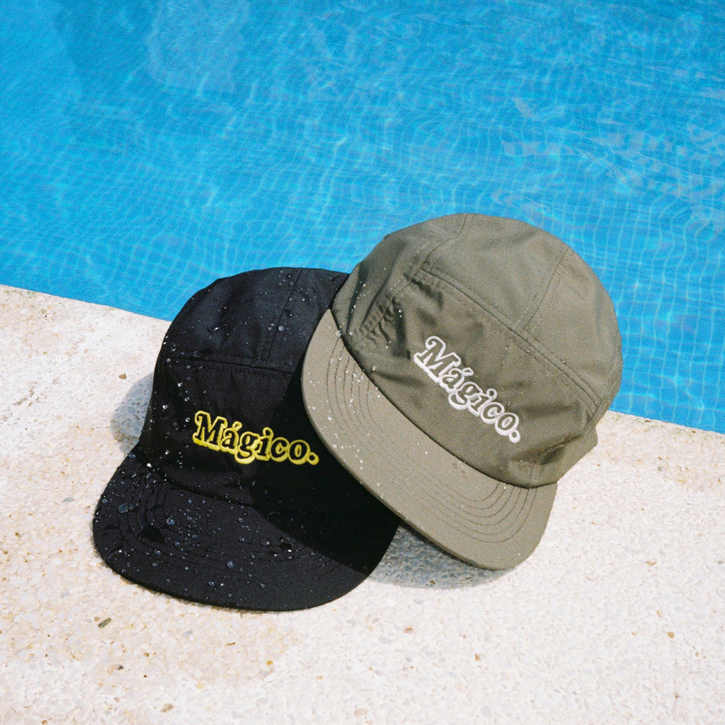 MÁGICO - Waterproof 5-Panel Cap (Olive/Sand)