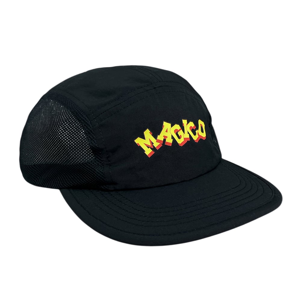 MÁGICO - "Brick by Brick" 5 panel soft cap (Black)
