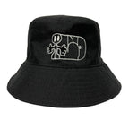 Zombra - Embroidered bucket hat.