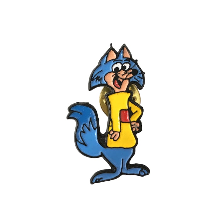 Vintage 80's Fibber fox pin