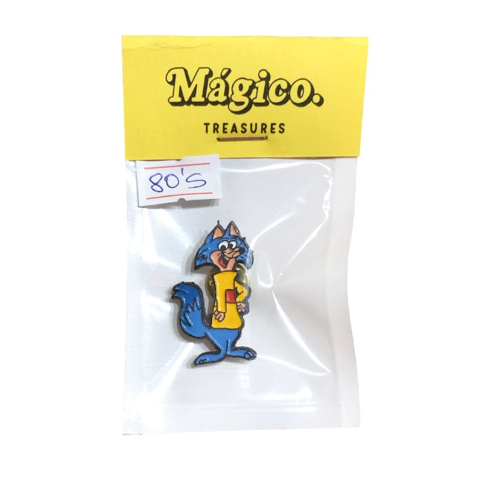 Vintage 80's Fibber fox pin