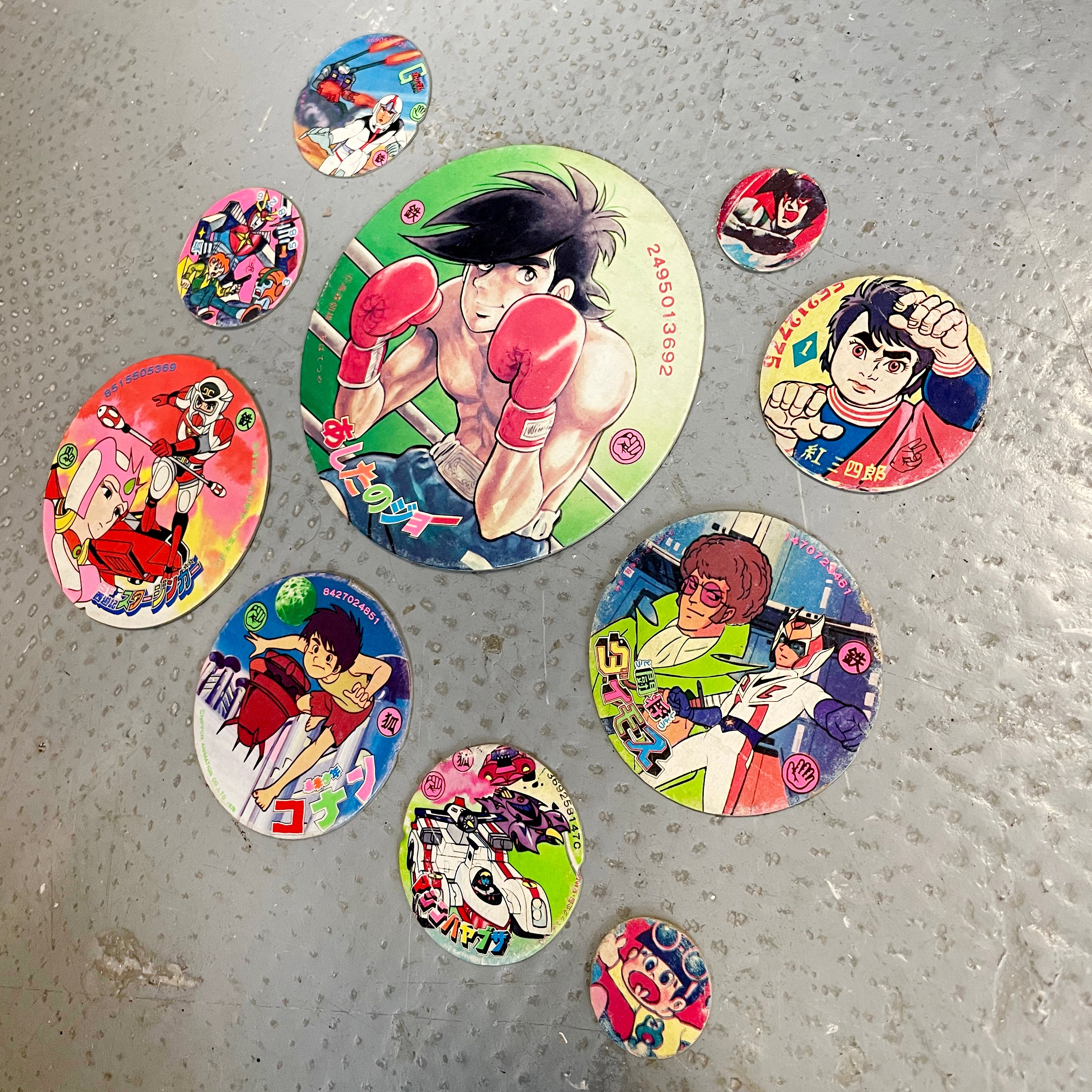 Vintage 60/70's Menko anime 10 cards (Japan)