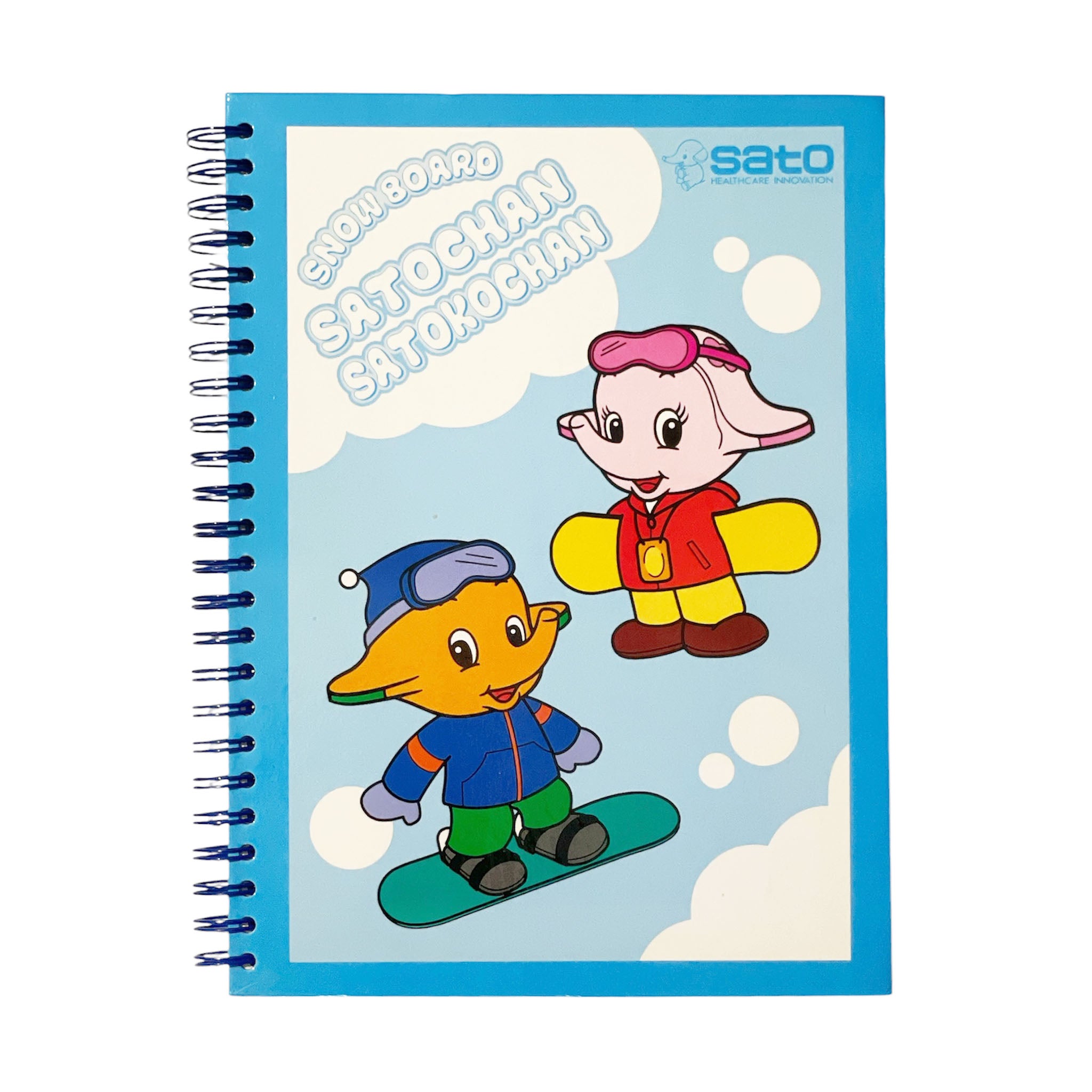 Sato-Chan & Satoko-Chan Snowboarding - Hardcover notebook