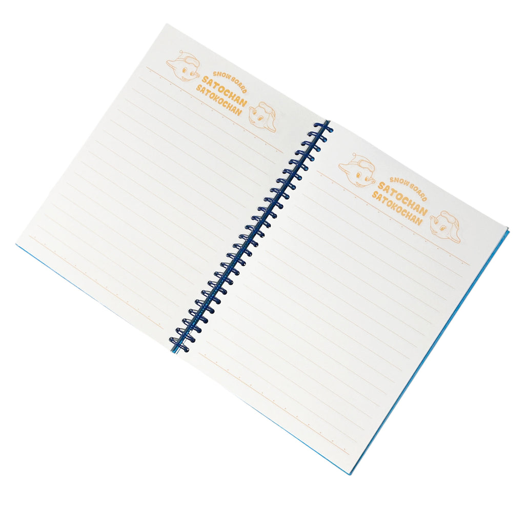 Sato-Chan & Satoko-Chan Snowboarding - Hardcover notebook