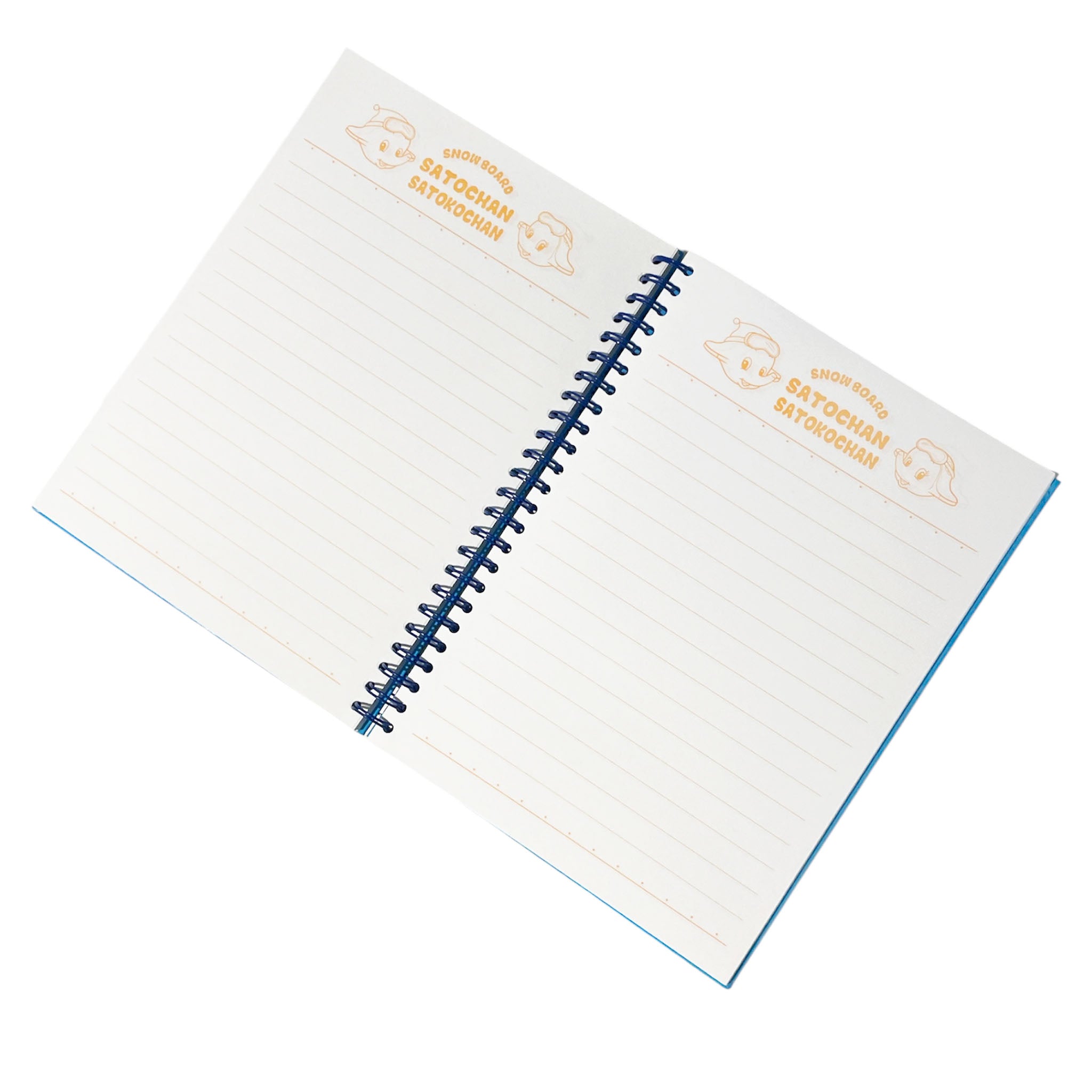 Sato-Chan & Satoko-Chan Snowboarding - Hardcover notebook