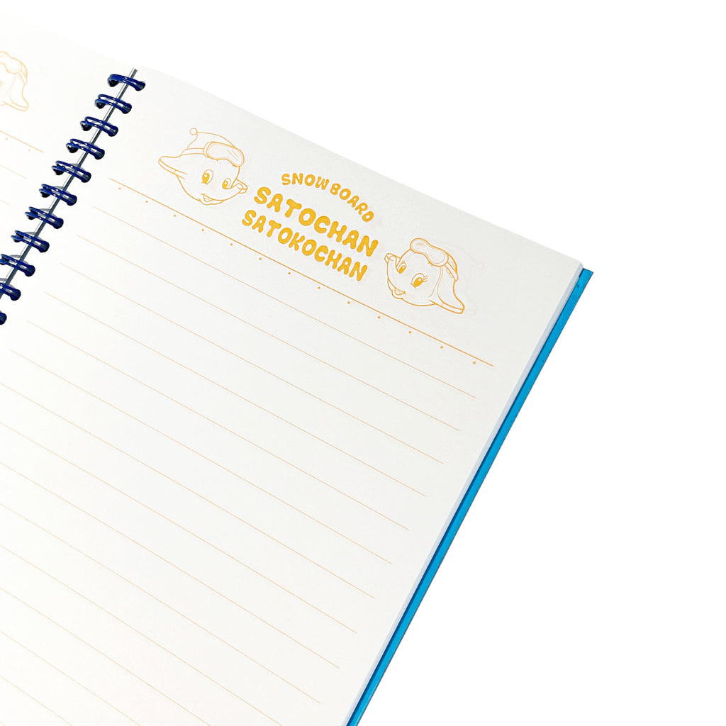 Sato-Chan & Satoko-Chan Snowboarding - Hardcover notebook
