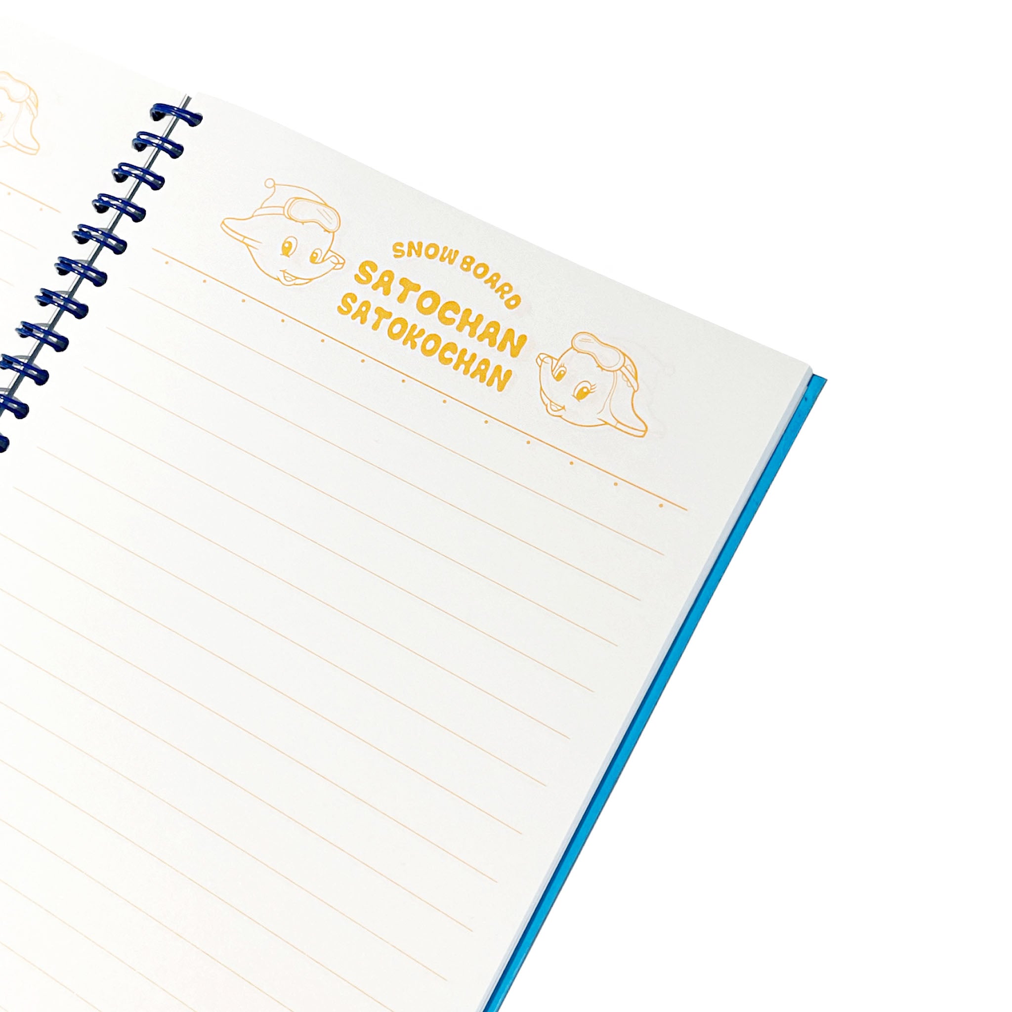 Sato-Chan & Satoko-Chan Snowboarding - Hardcover notebook