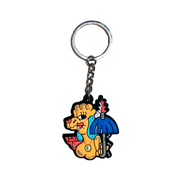 Fuzi - Porsha keychain