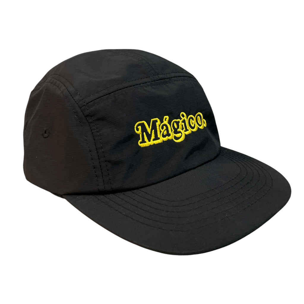 MÁGICO - Waterproof 5-Panel Cap (Black/Yellow)