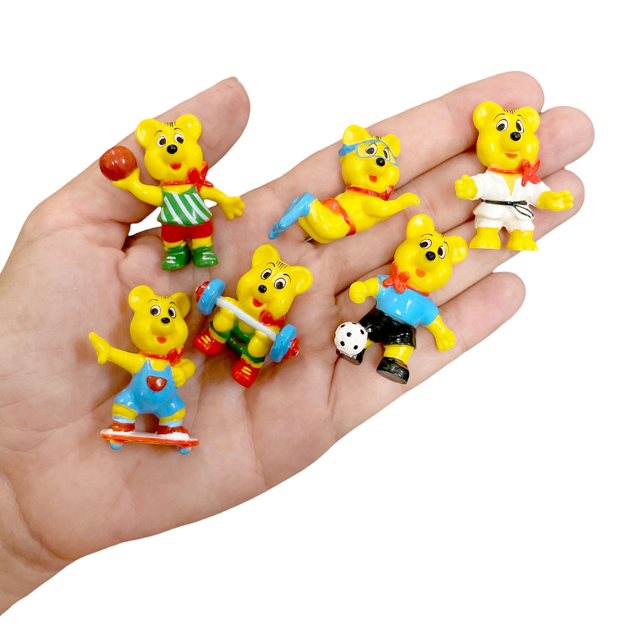 Vintage 1996 Haribo Sportbären - Miniature figures (6/U)
