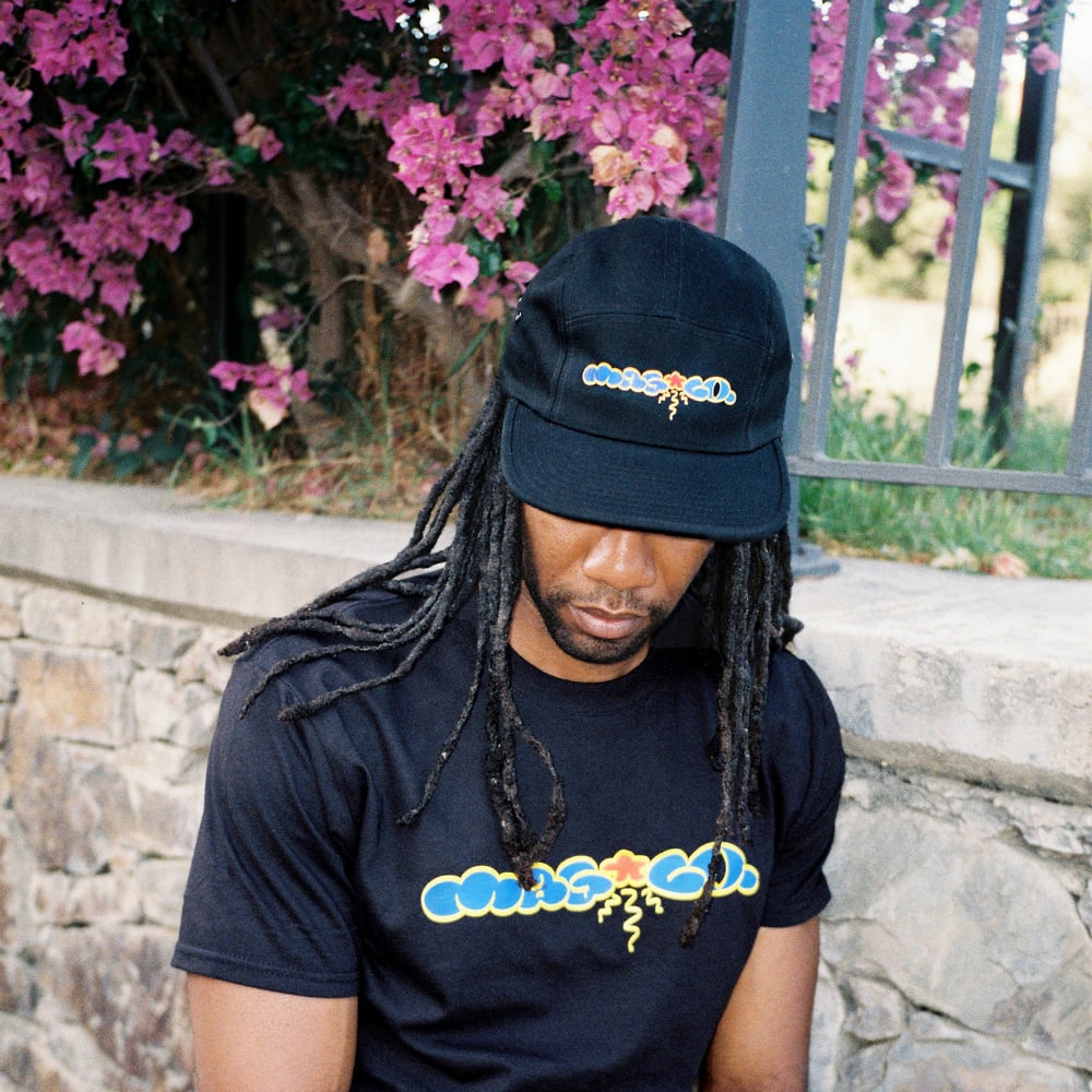 MÁGICO - "Clouds" 5panel hat (Black)