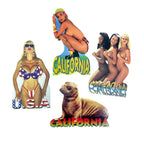Vintage 80's collectors funny postcards (USA)