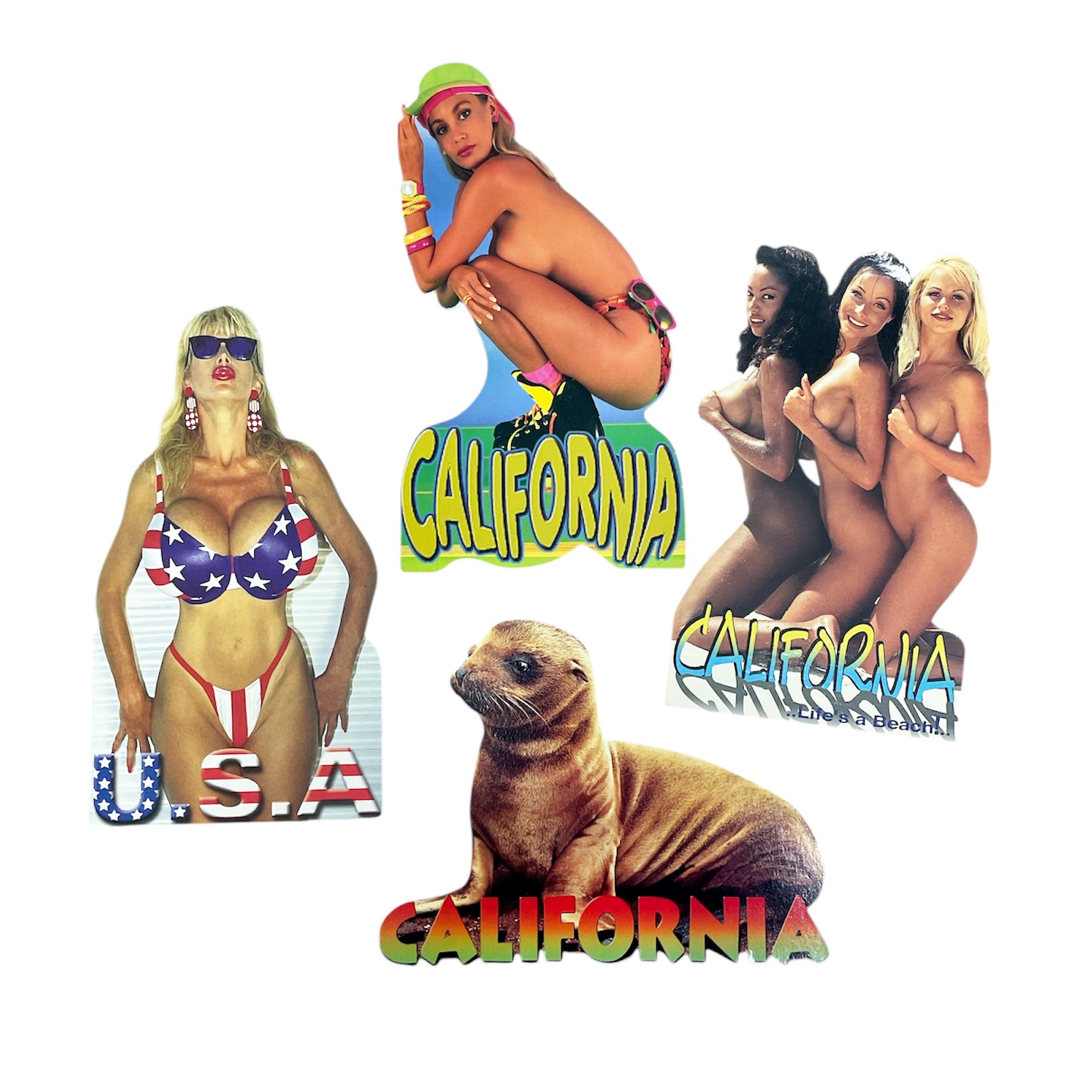Vintage 80's collectors funny postcards (USA)