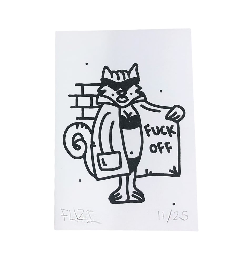 Fuzi - Signed & numbered post card II