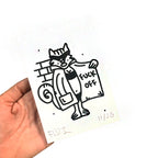 Fuzi - Signed & numbered post card II
