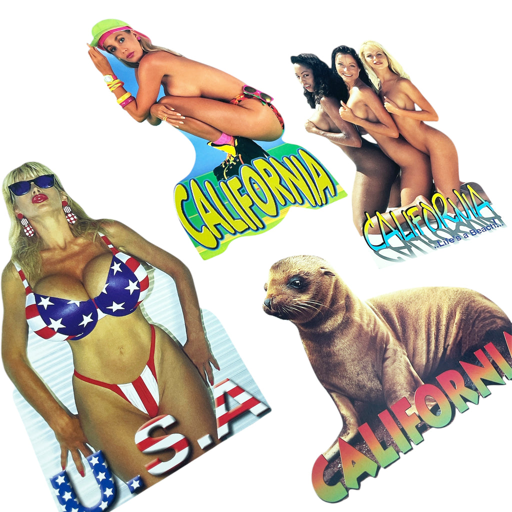 Vintage 80's collectors funny postcards (USA)