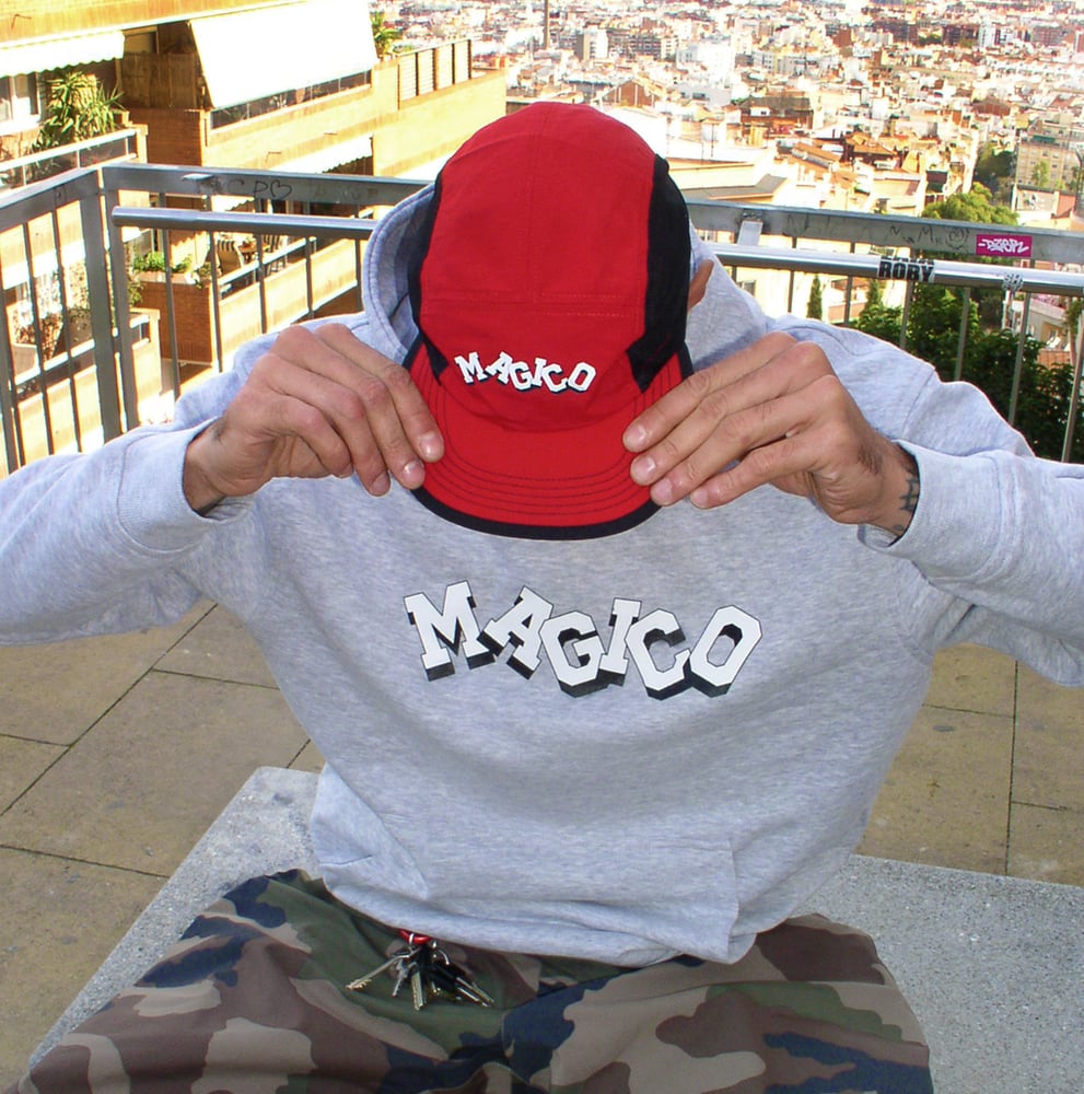 MÁGICO - "Brick by Brick" 5 panel soft cap (Red)