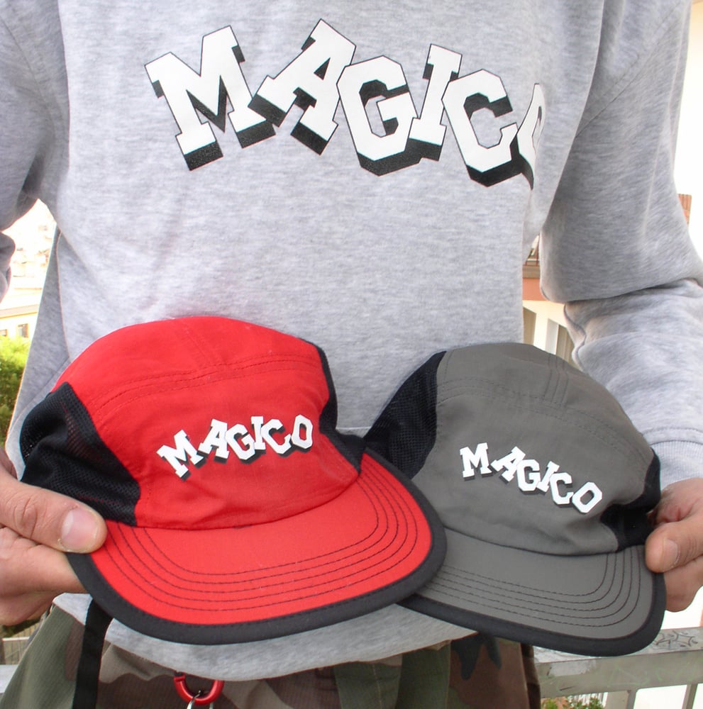 MÁGICO - "Brick by Brick" 5 panel soft cap (Red)