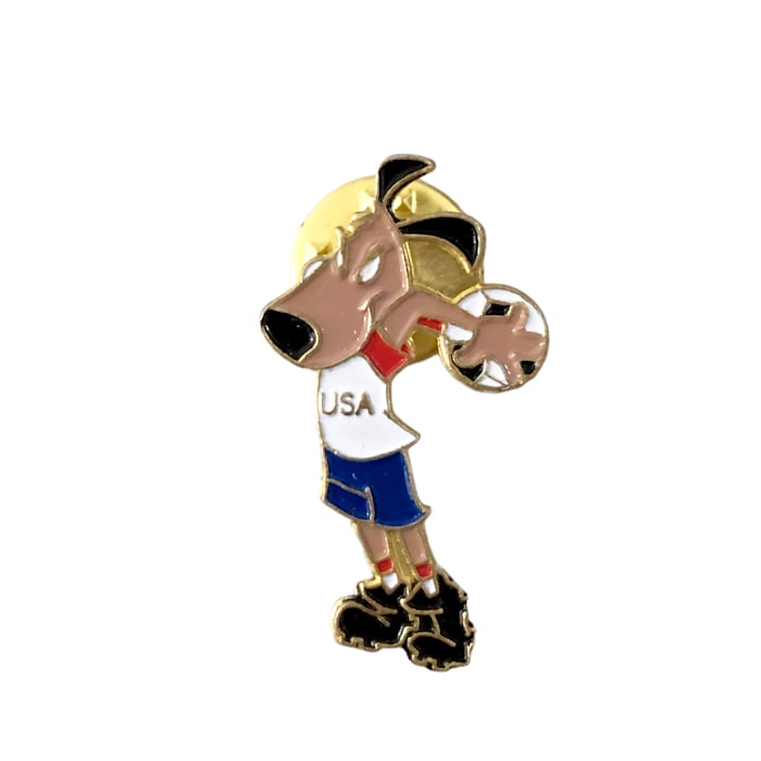 Vintage 1994 Striker Fifa world cup Usa pin