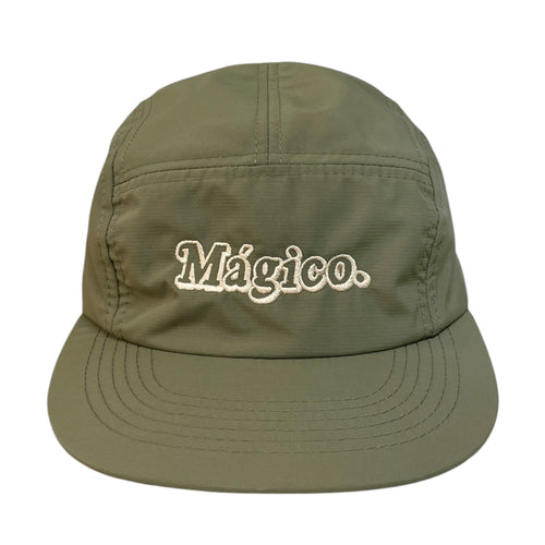 MÁGICO - Waterproof 5-Panel Cap (Olive/Sand)