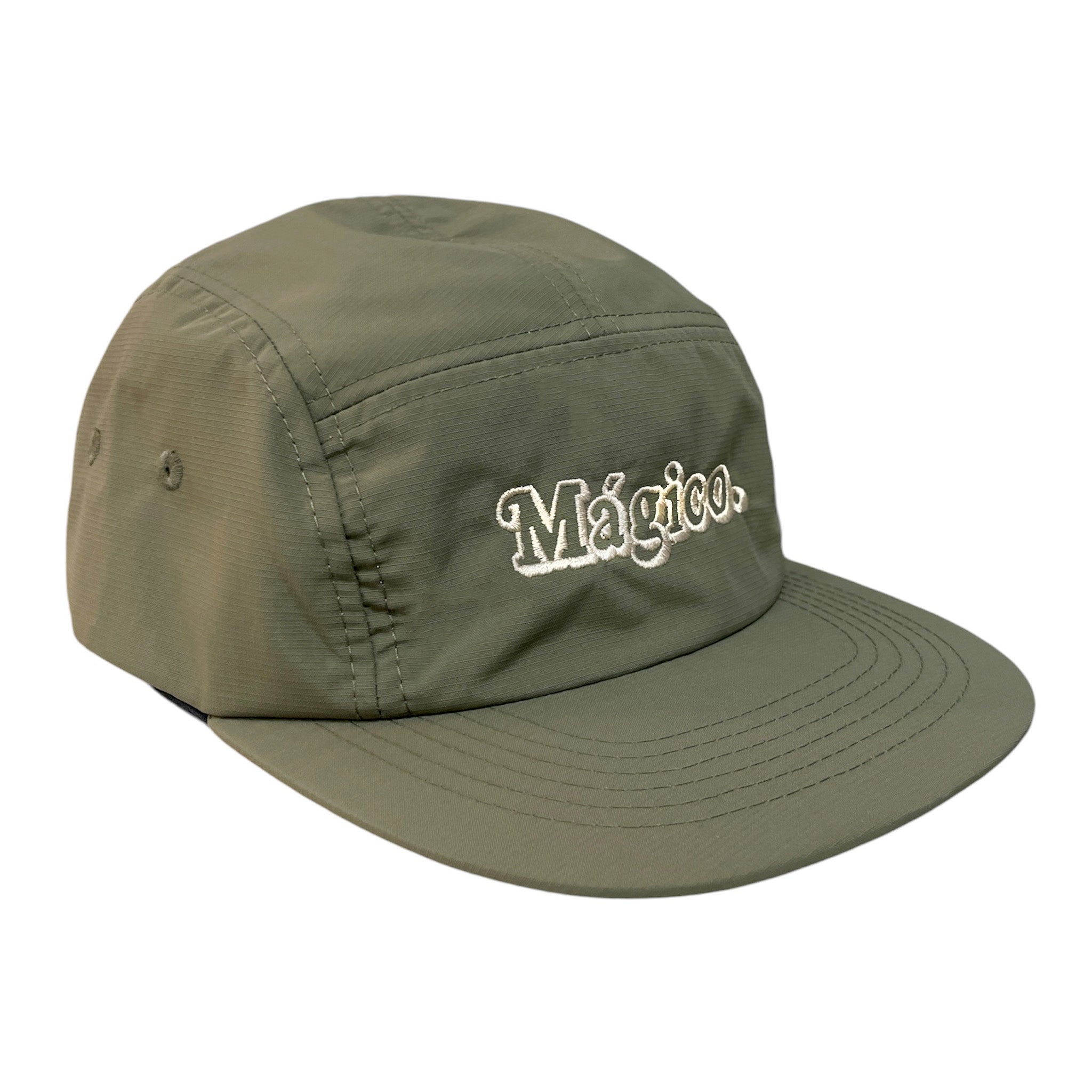 MÁGICO - Waterproof 5-Panel Cap (Olive/Sand)