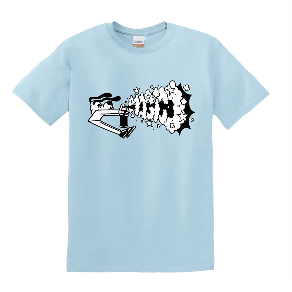 MÁGICO X Max Solca - "Spray" tee (Baby blue)