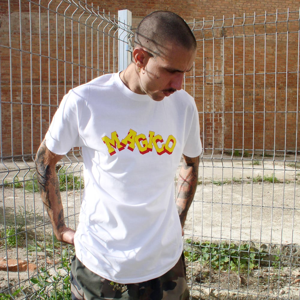 MÁGICO - "Brick by Brick" T-shirt (White)