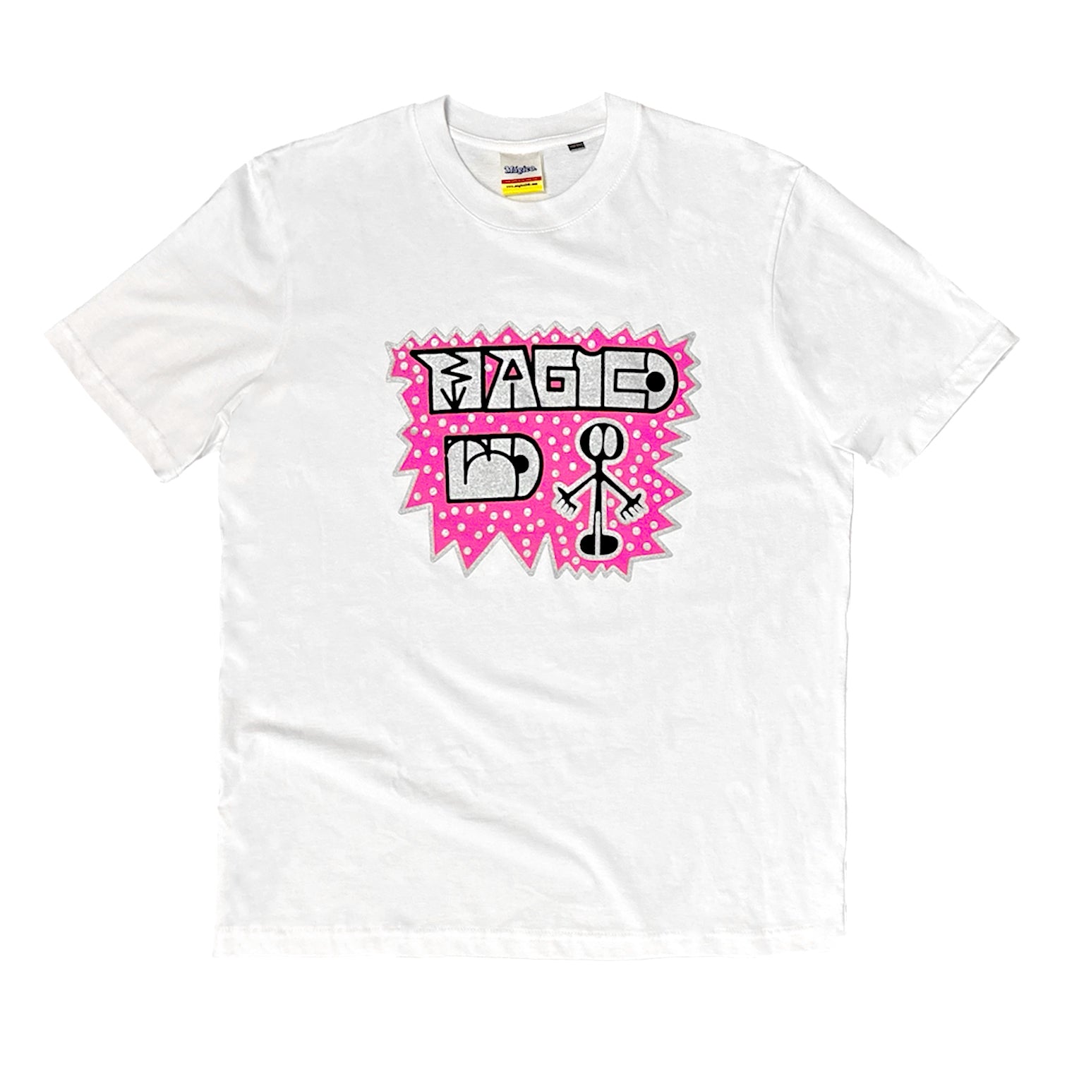 MÁGICO X Zombra - Tee (White/Silver/Neon pink)
