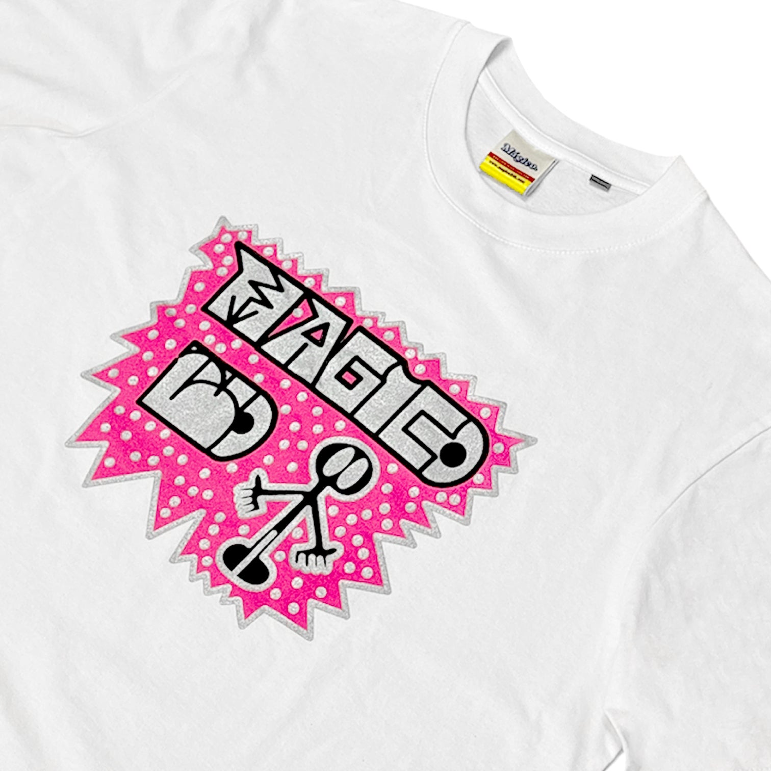 MÁGICO X Zombra - Tee (White/Silver/Neon pink)