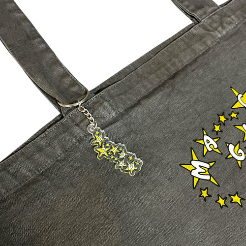 MÁGICO - "Born to Be" Shopper Bag (Washed Black)