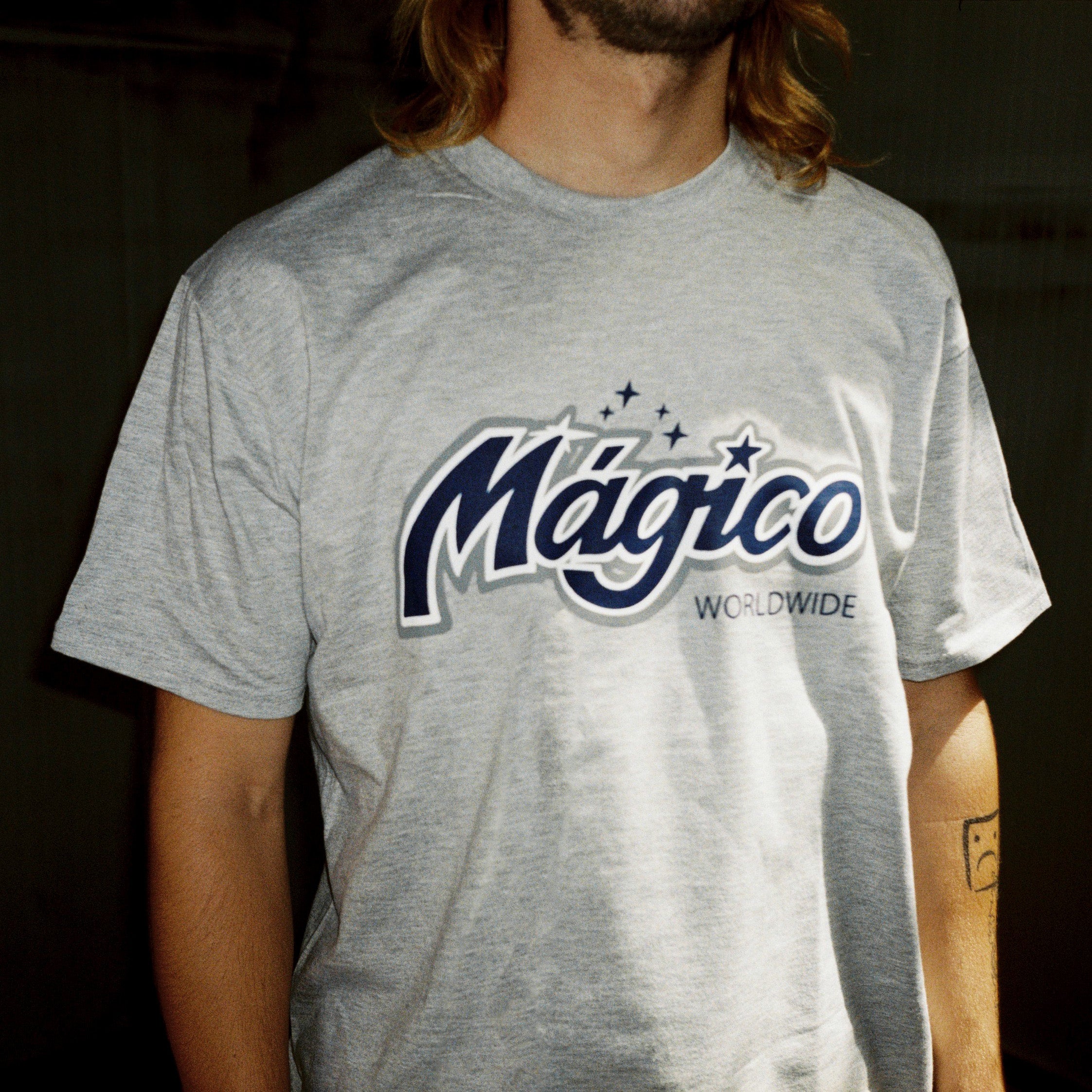 MÁGICO - "Worldwide Players" Tee (Gray)