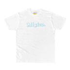 MÁGICO - Logo tee (White/Baby blue)