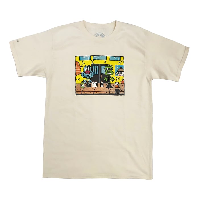 Tim Comix - "On the streets" Tee (Beige)