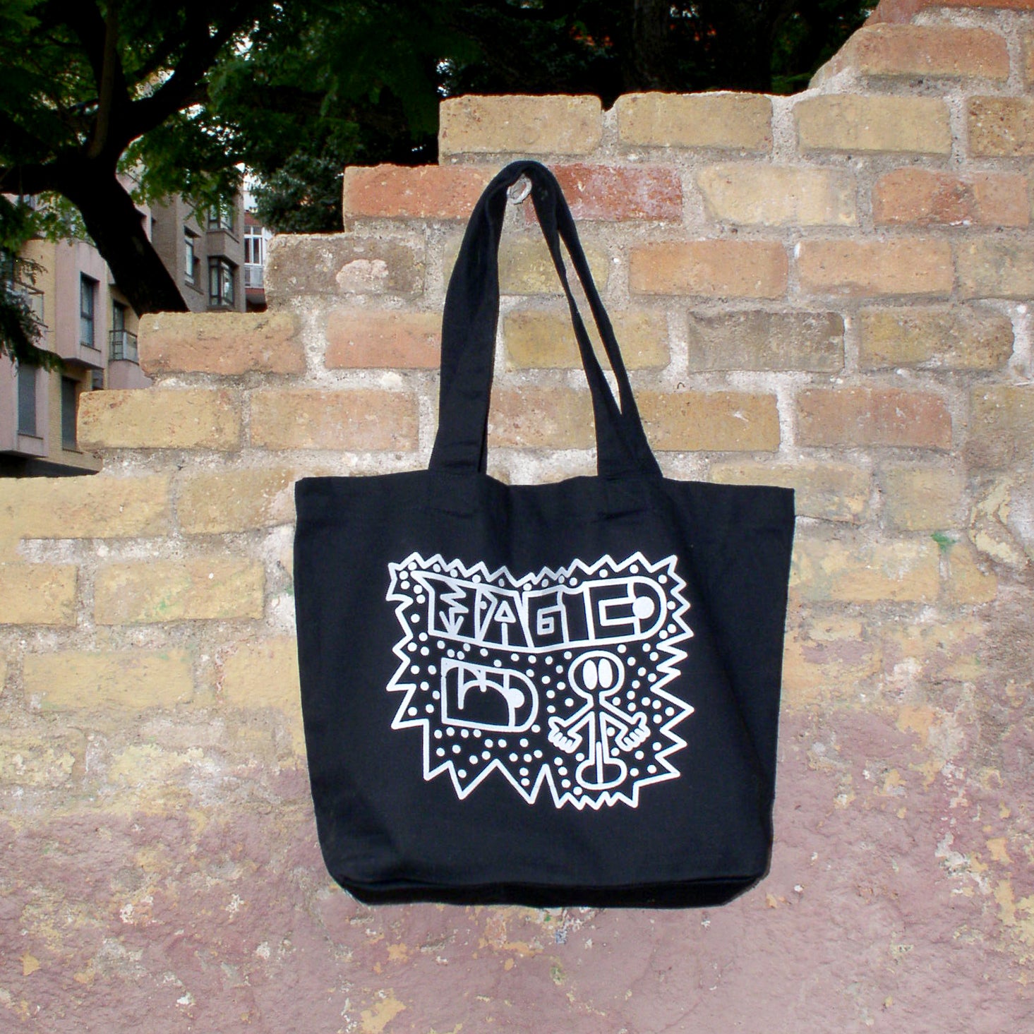 MÁGICO X Zombra - Shopping bag (Black/Silver)