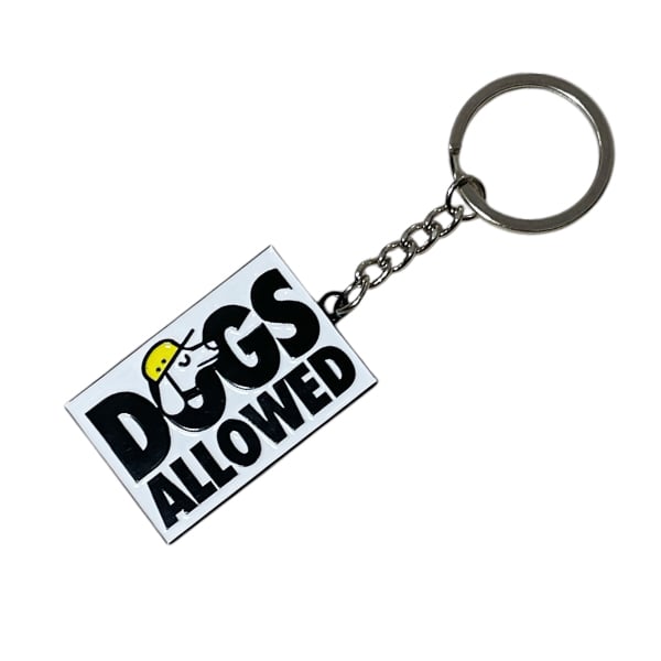 Dogs Allowed - Keychain