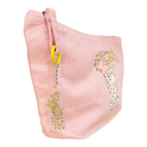 MÁGICO - "Born to Be" Washed Pouch (Pink)
