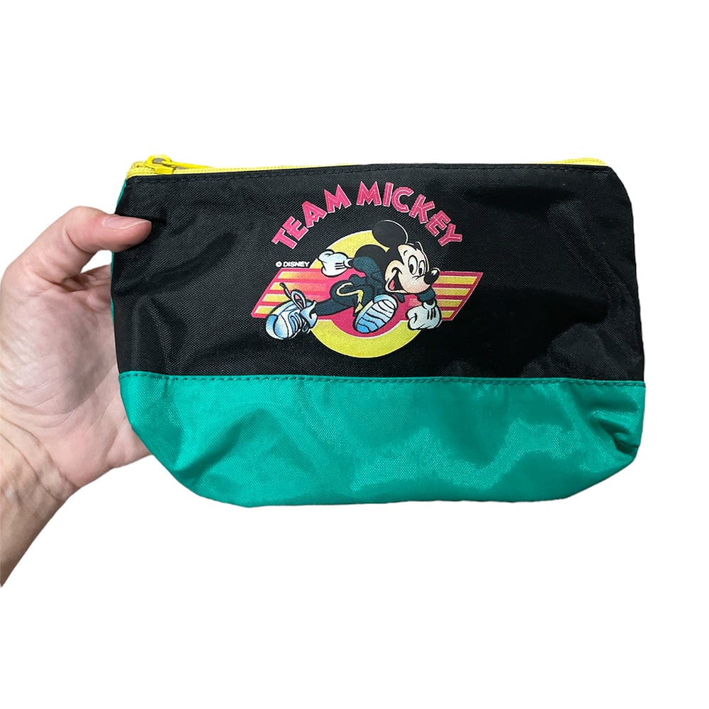 Vintage 90's pencil case "Team Mickey"