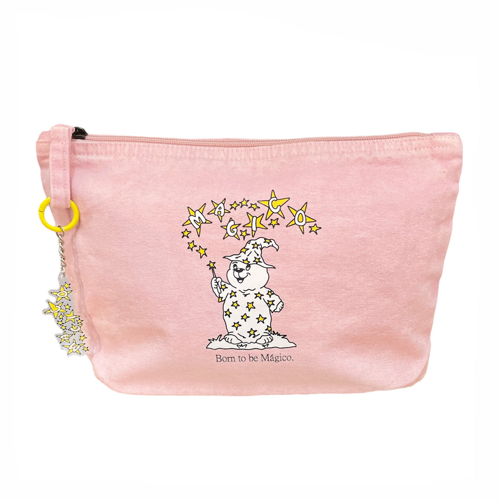 MÁGICO - "Born to Be" Washed Pouch (Pink)