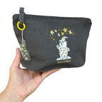 MÁGICO - "Born to Be" Washed Pouch (Black)