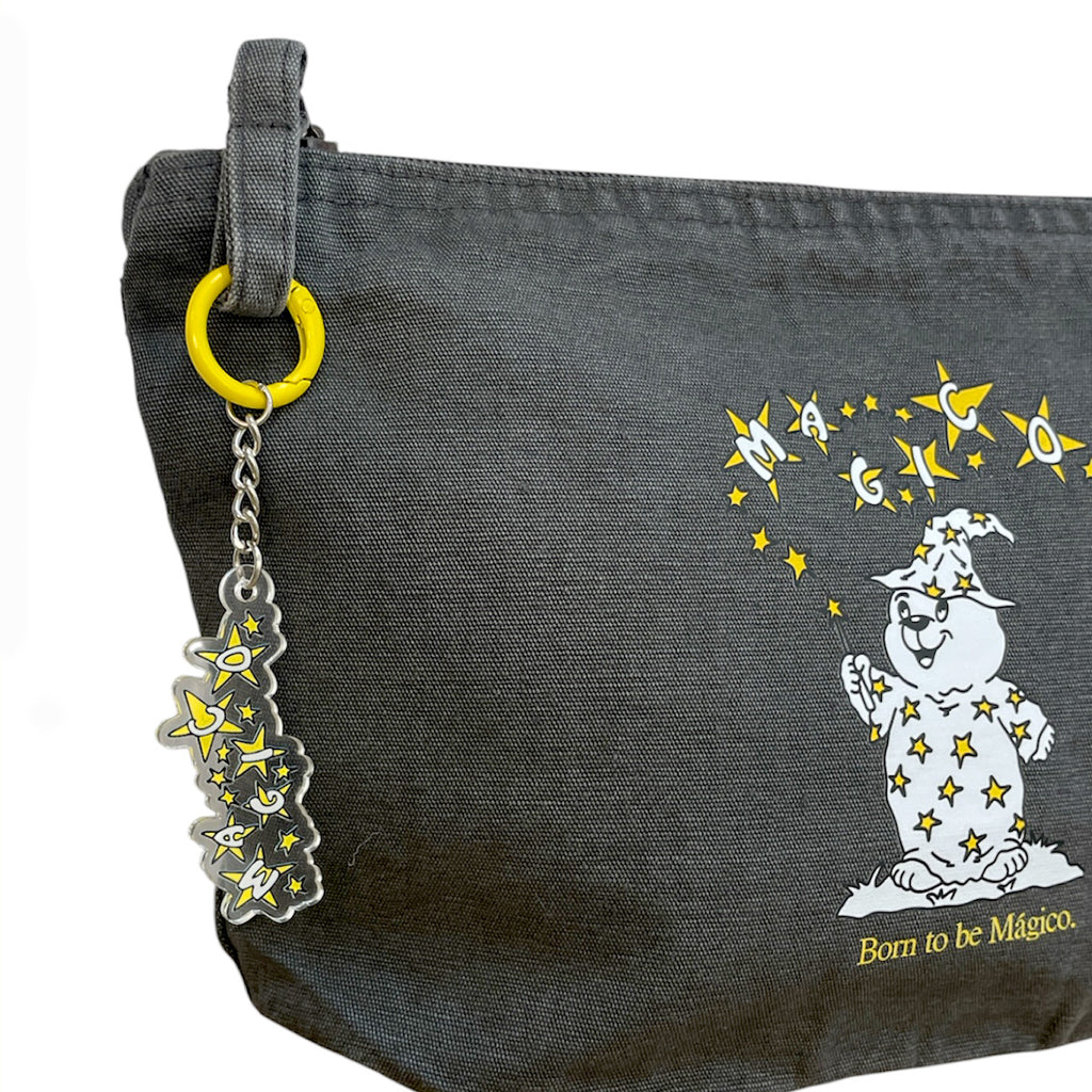 MÁGICO - "Born to Be" Washed Pouch (Black)
