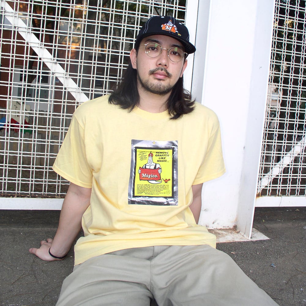 MÁGICO - "Remove" Tee (Light yellow)
